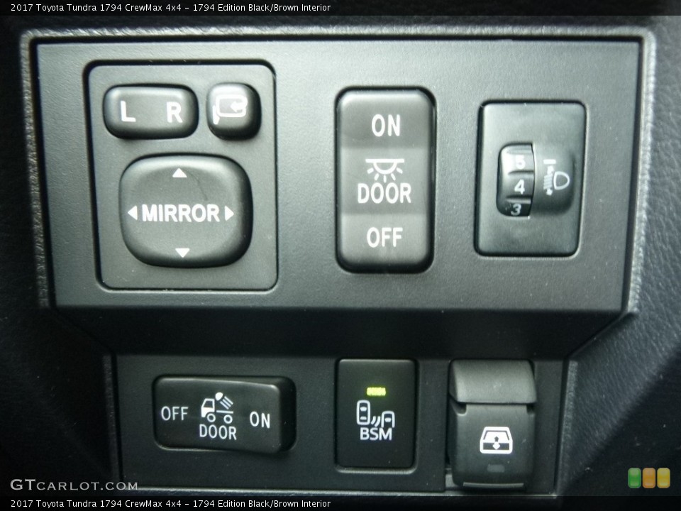1794 Edition Black/Brown Interior Controls for the 2017 Toyota Tundra 1794 CrewMax 4x4 #120905498