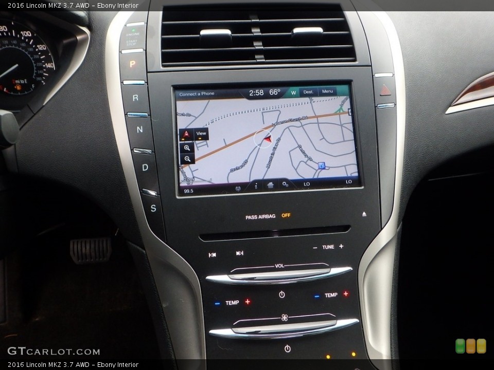 Ebony Interior Controls for the 2016 Lincoln MKZ 3.7 AWD #120905567