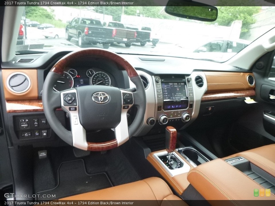 1794 Edition Black/Brown Interior Photo for the 2017 Toyota Tundra 1794 CrewMax 4x4 #120905708