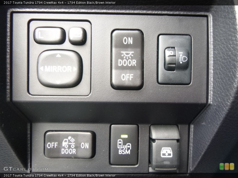 1794 Edition Black/Brown Interior Controls for the 2017 Toyota Tundra 1794 CrewMax 4x4 #120905882