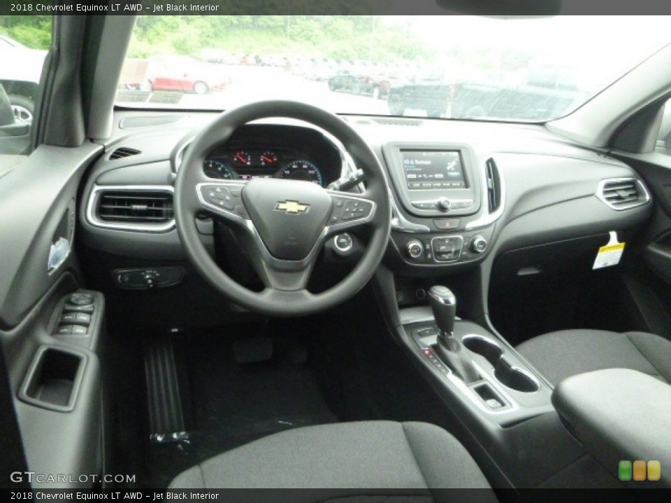 Jet Black Interior Dashboard for the 2018 Chevrolet Equinox LT AWD #120905990