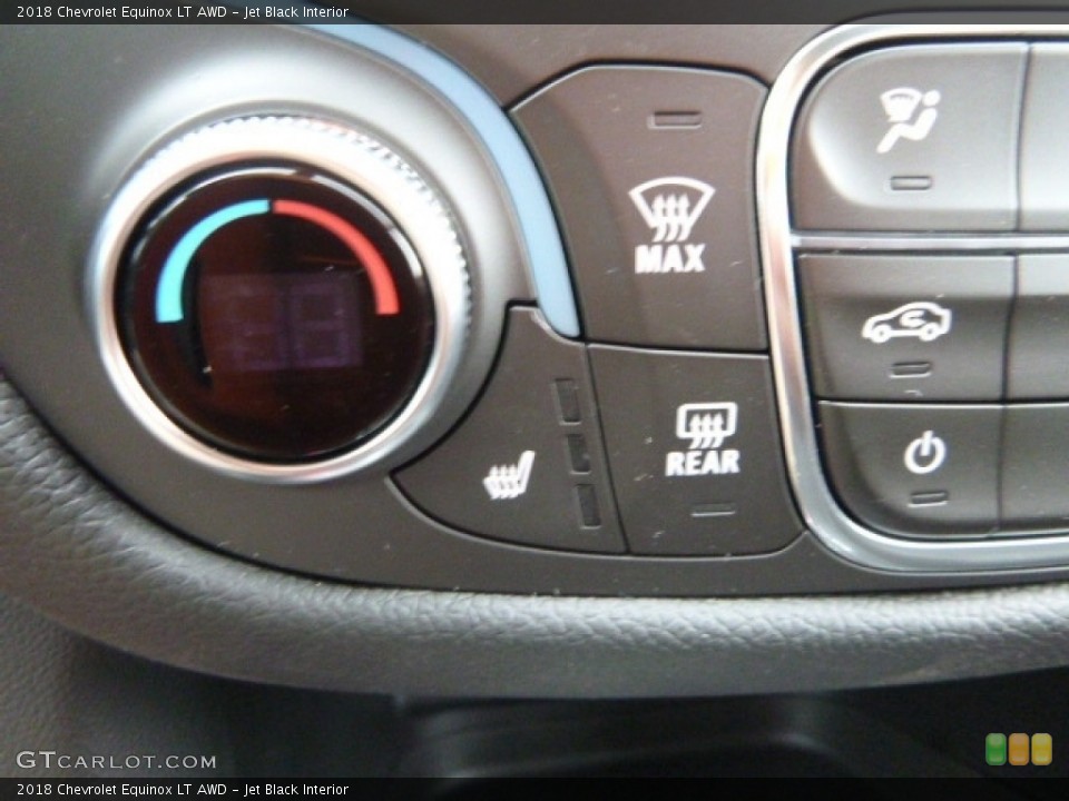 Jet Black Interior Controls for the 2018 Chevrolet Equinox LT AWD #120906478