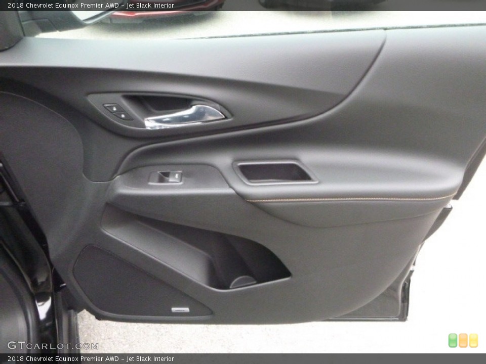 Jet Black Interior Door Panel for the 2018 Chevrolet Equinox Premier AWD #120906695