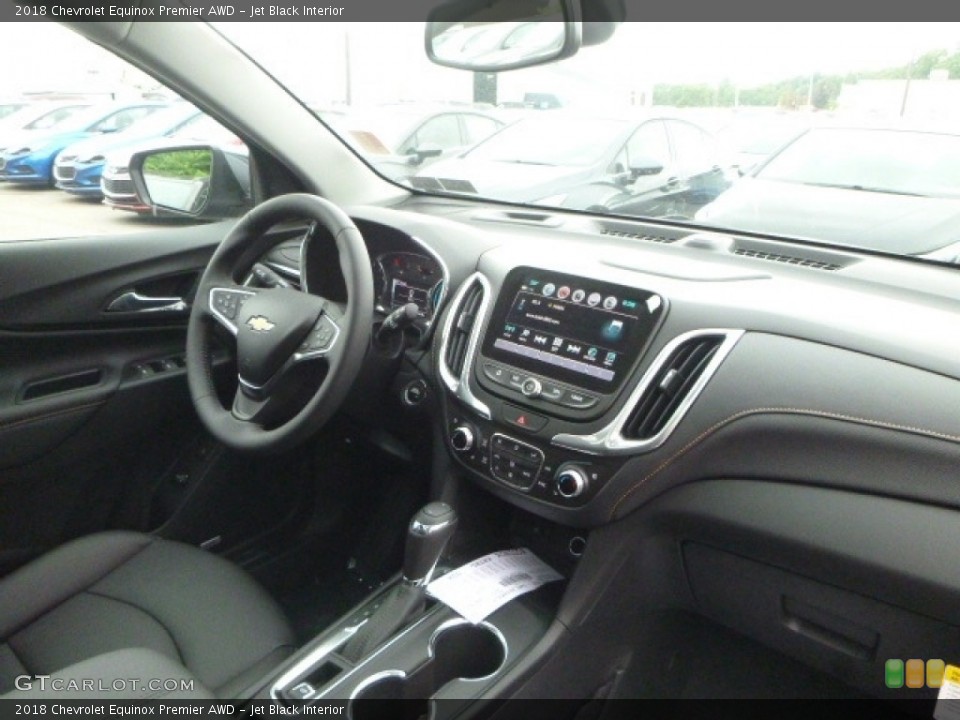 Jet Black Interior Dashboard for the 2018 Chevrolet Equinox Premier AWD #120906737