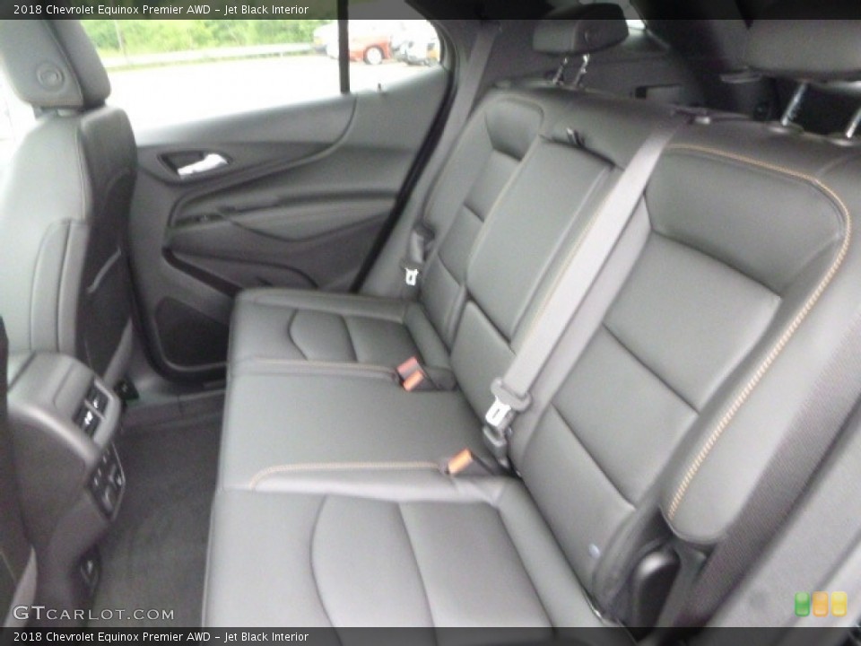 Jet Black Interior Rear Seat for the 2018 Chevrolet Equinox Premier AWD #120906773