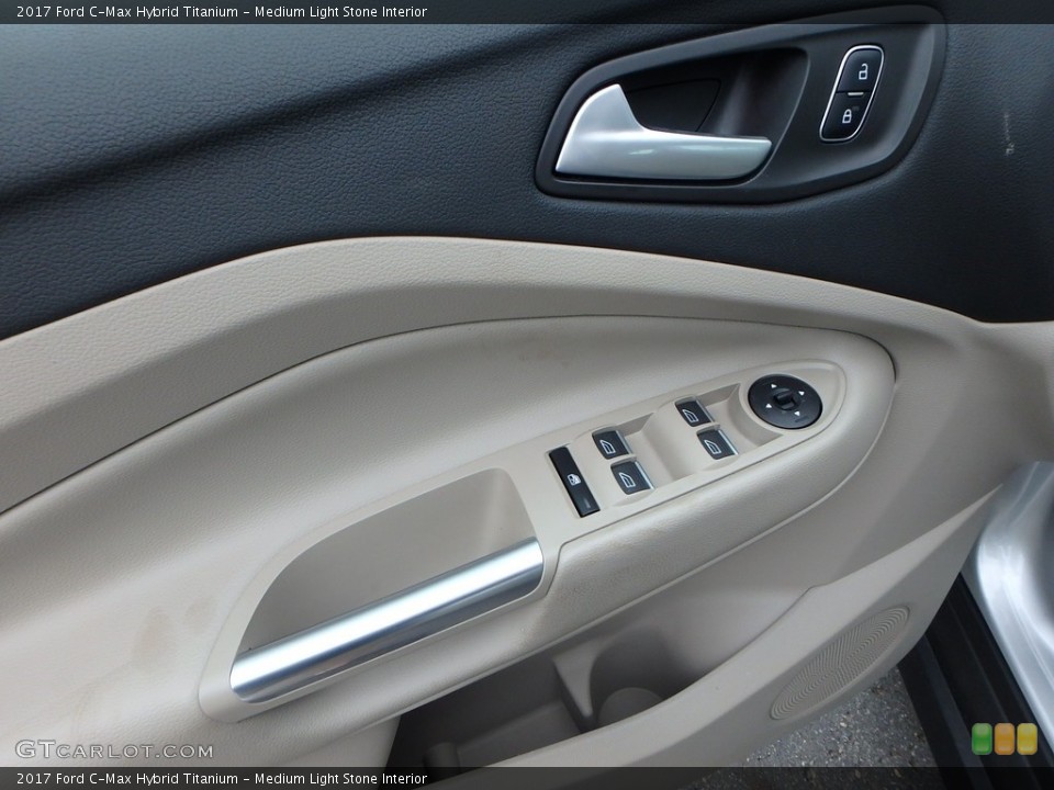 Medium Light Stone Interior Door Panel for the 2017 Ford C-Max Hybrid Titanium #120907622