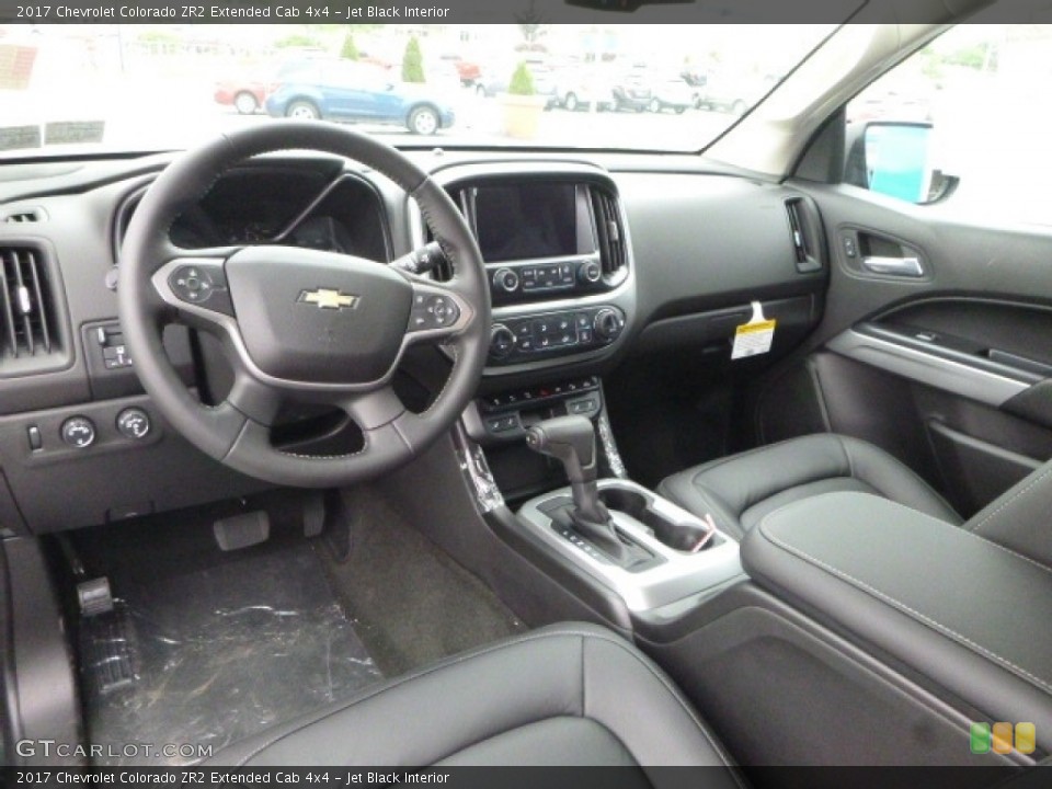 Jet Black Interior Photo for the 2017 Chevrolet Colorado ZR2 Extended Cab 4x4 #120909992