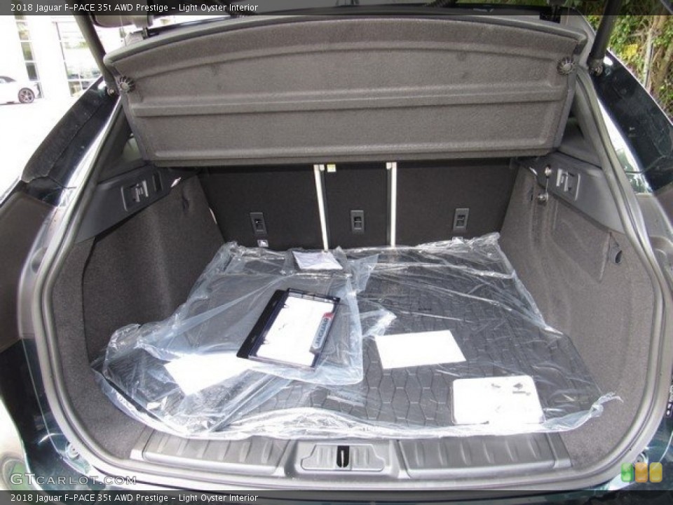 Light Oyster Interior Trunk for the 2018 Jaguar F-PACE 35t AWD Prestige #120913151