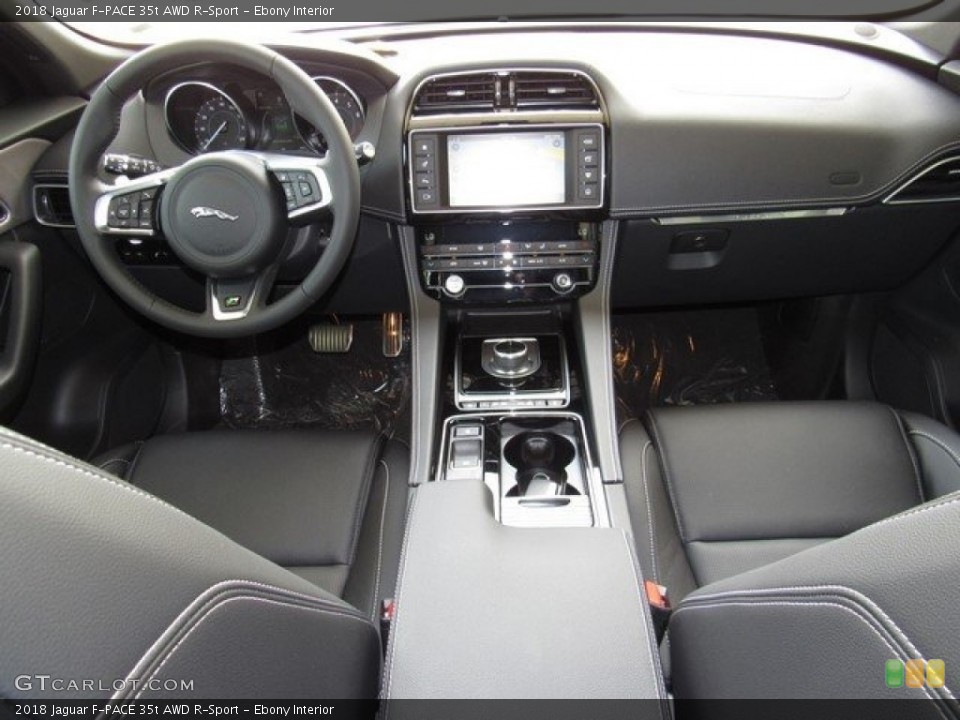 Ebony Interior Dashboard for the 2018 Jaguar F-PACE 35t AWD R-Sport #120913253