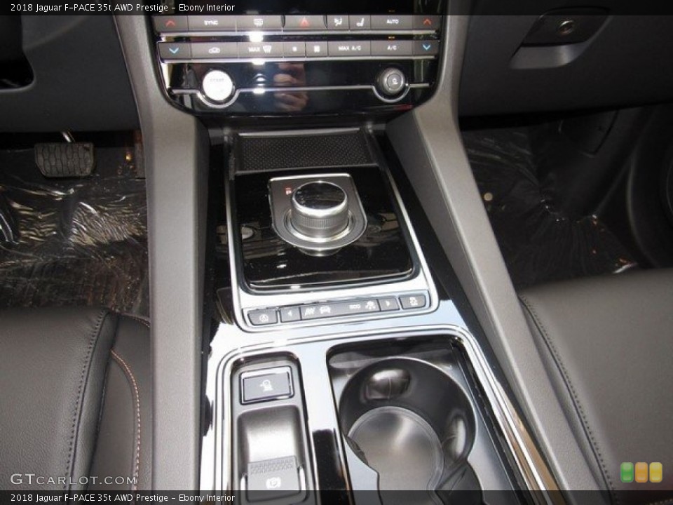 Ebony Interior Controls for the 2018 Jaguar F-PACE 35t AWD Prestige #120913652