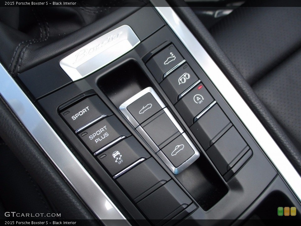 Black Interior Controls for the 2015 Porsche Boxster S #120918583