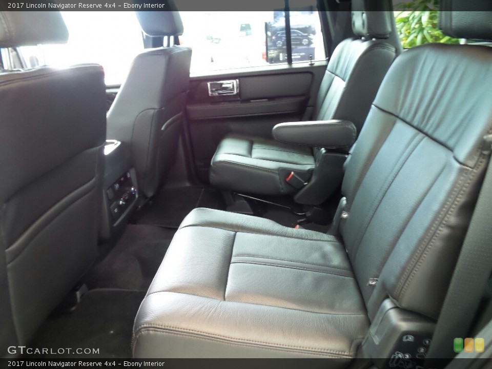Ebony Interior Rear Seat for the 2017 Lincoln Navigator Reserve 4x4 #120924367