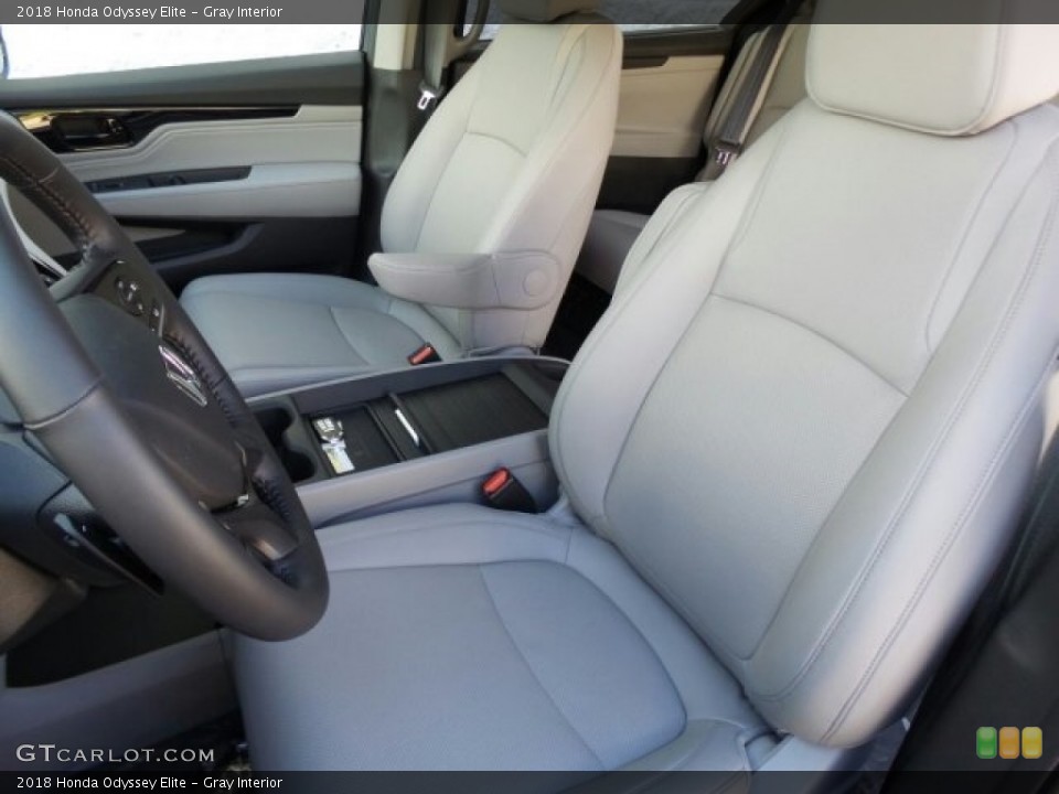 Gray Interior Front Seat for the 2018 Honda Odyssey Elite #120924553