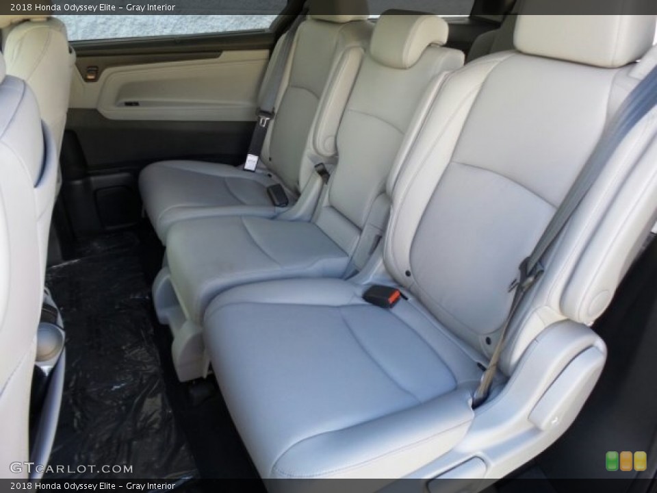 Gray Interior Rear Seat for the 2018 Honda Odyssey Elite #120924566