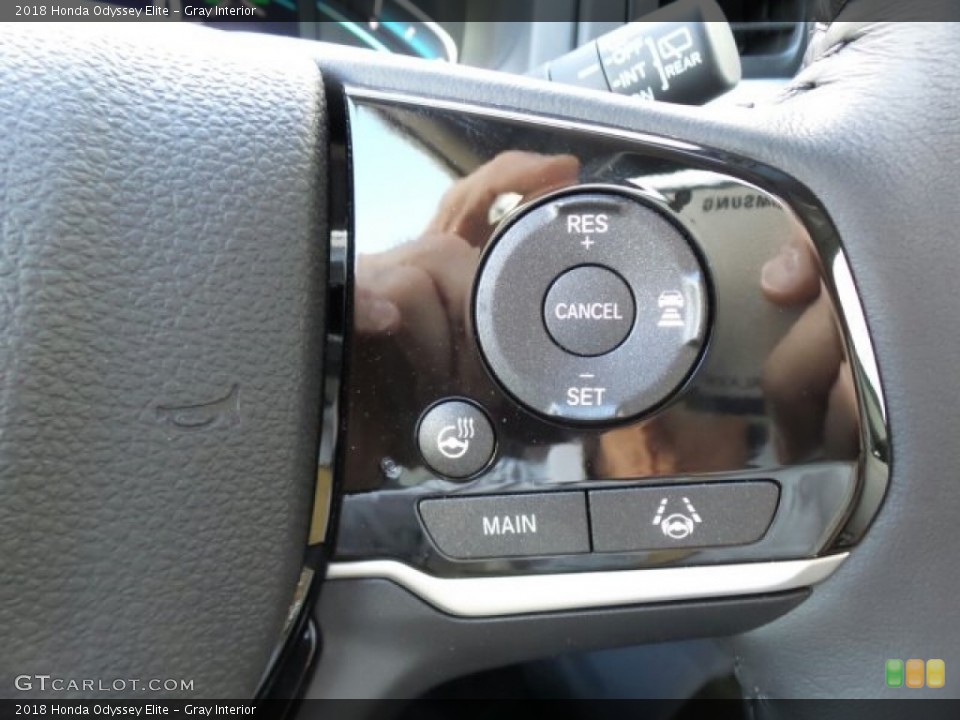 Gray Interior Controls for the 2018 Honda Odyssey Elite #120924847