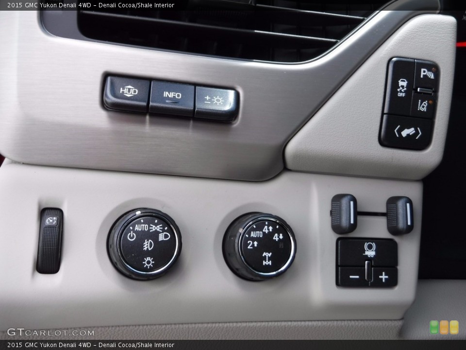 Denali Cocoa/Shale Interior Controls for the 2015 GMC Yukon Denali 4WD #120925987