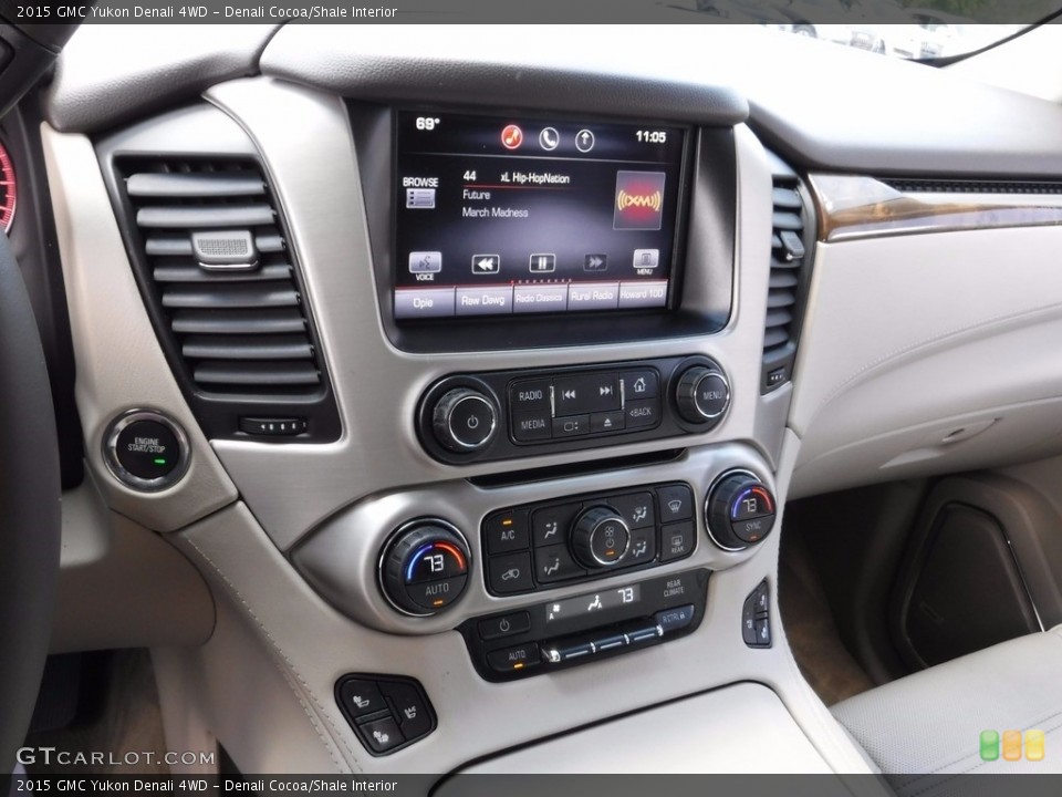 Denali Cocoa/Shale Interior Controls for the 2015 GMC Yukon Denali 4WD #120926062