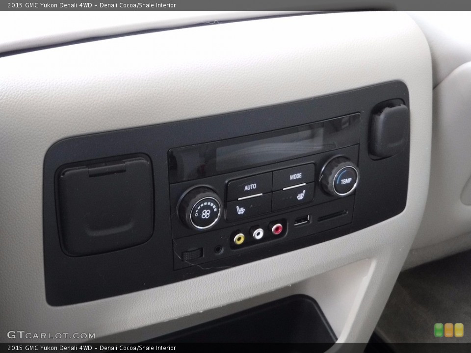 Denali Cocoa/Shale Interior Controls for the 2015 GMC Yukon Denali 4WD #120926360