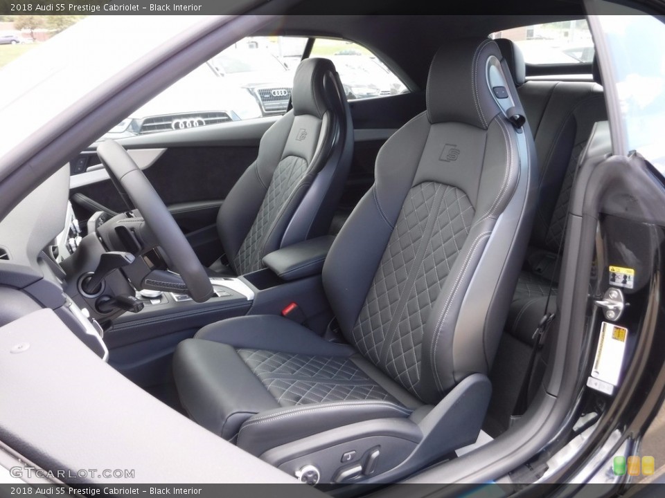 Black Interior Photo for the 2018 Audi S5 Prestige Cabriolet #120931756