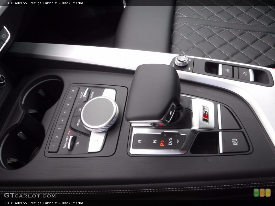 Black Interior Transmission for the 2018 Audi S5 Prestige Cabriolet #120931954