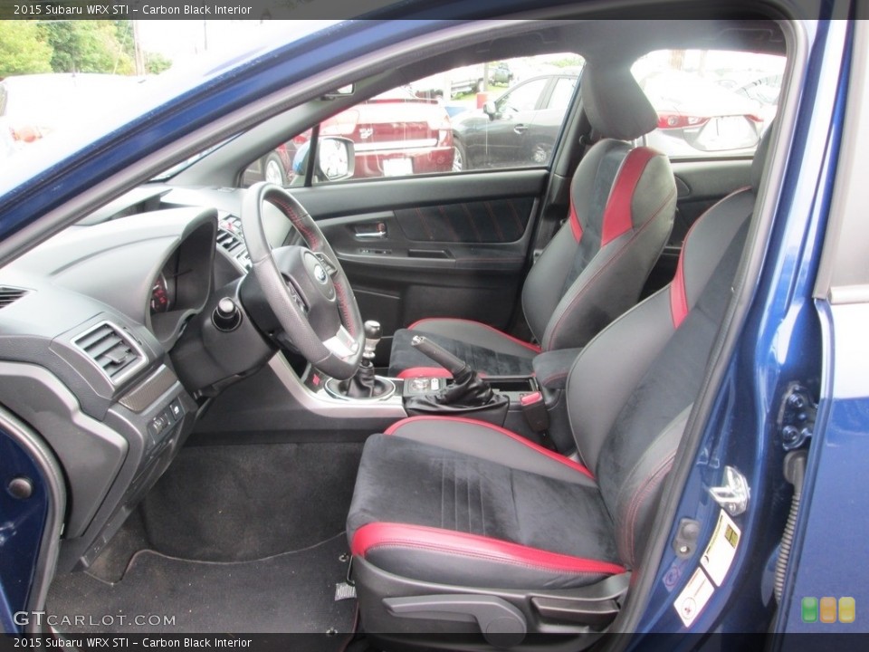 Carbon Black Interior Front Seat for the 2015 Subaru WRX STI #120931966