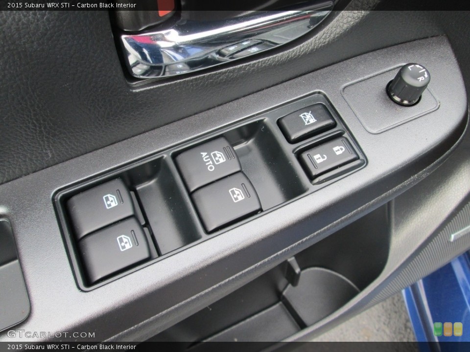 Carbon Black Interior Controls for the 2015 Subaru WRX STI #120932014