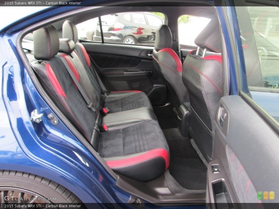Carbon Black Interior Rear Seat for the 2015 Subaru WRX STI #120932113