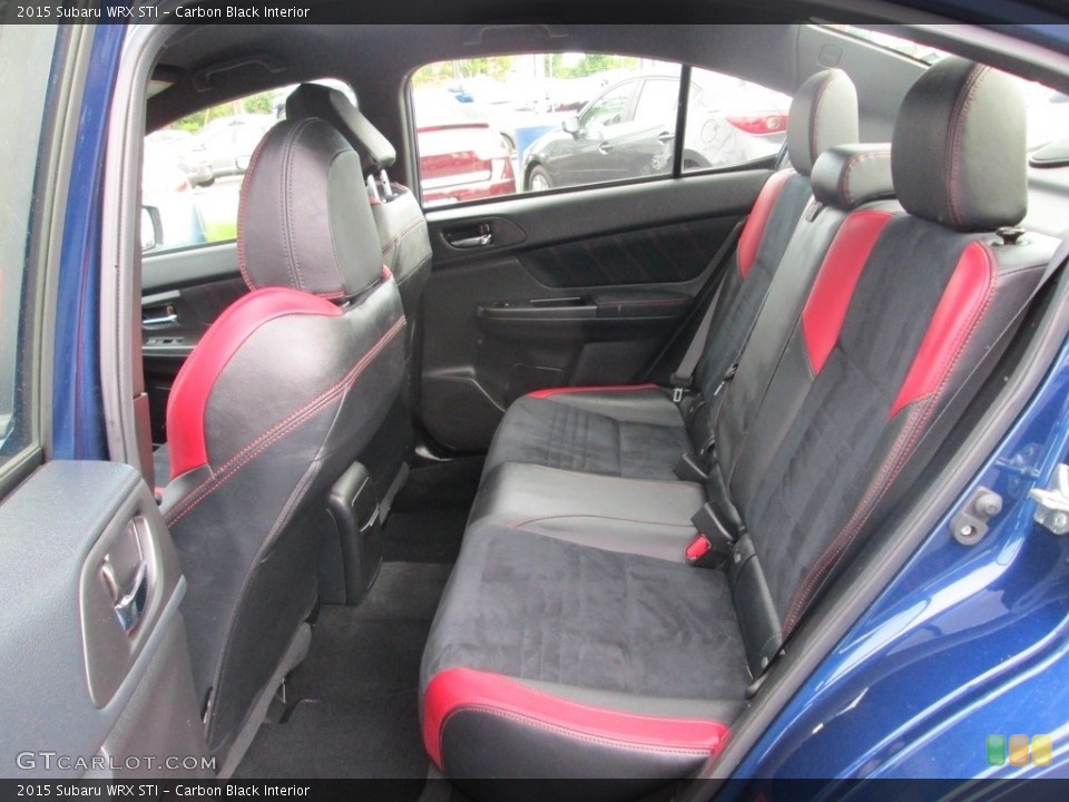 Carbon Black Interior Rear Seat for the 2015 Subaru WRX STI #120932164
