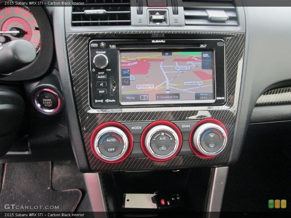 Carbon Black Interior Navigation for the 2015 Subaru WRX STI #120932287