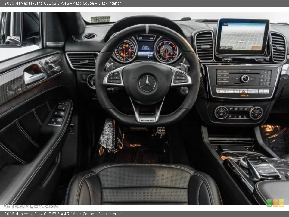 Black Interior Dashboard for the 2016 Mercedes-Benz GLE 63 S AMG 4Matic Coupe #120938227