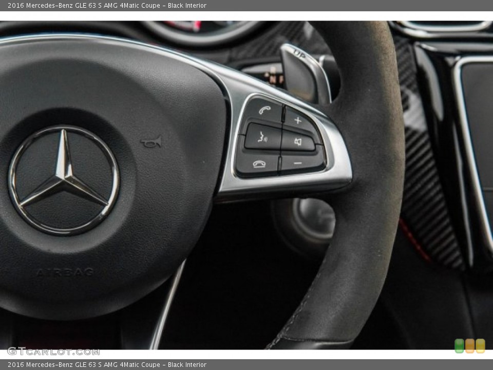 Black Interior Controls for the 2016 Mercedes-Benz GLE 63 S AMG 4Matic Coupe #120938407