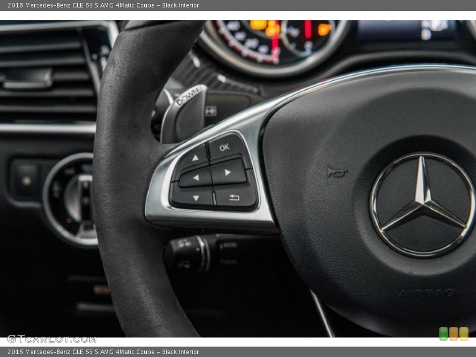 Black Interior Controls for the 2016 Mercedes-Benz GLE 63 S AMG 4Matic Coupe #120938419