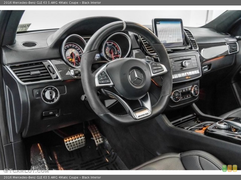 Black Interior Dashboard for the 2016 Mercedes-Benz GLE 63 S AMG 4Matic Coupe #120938467