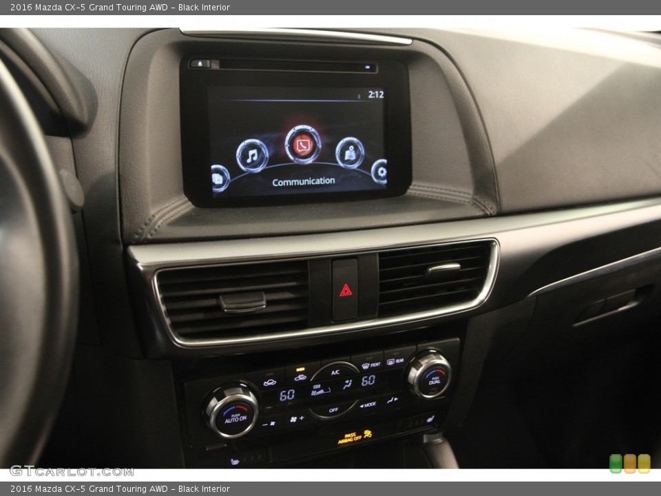 Black Interior Controls for the 2016 Mazda CX-5 Grand Touring AWD #120938872