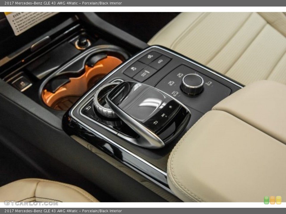 Porcelain/Black Interior Transmission for the 2017 Mercedes-Benz GLE 43 AMG 4Matic #120948786