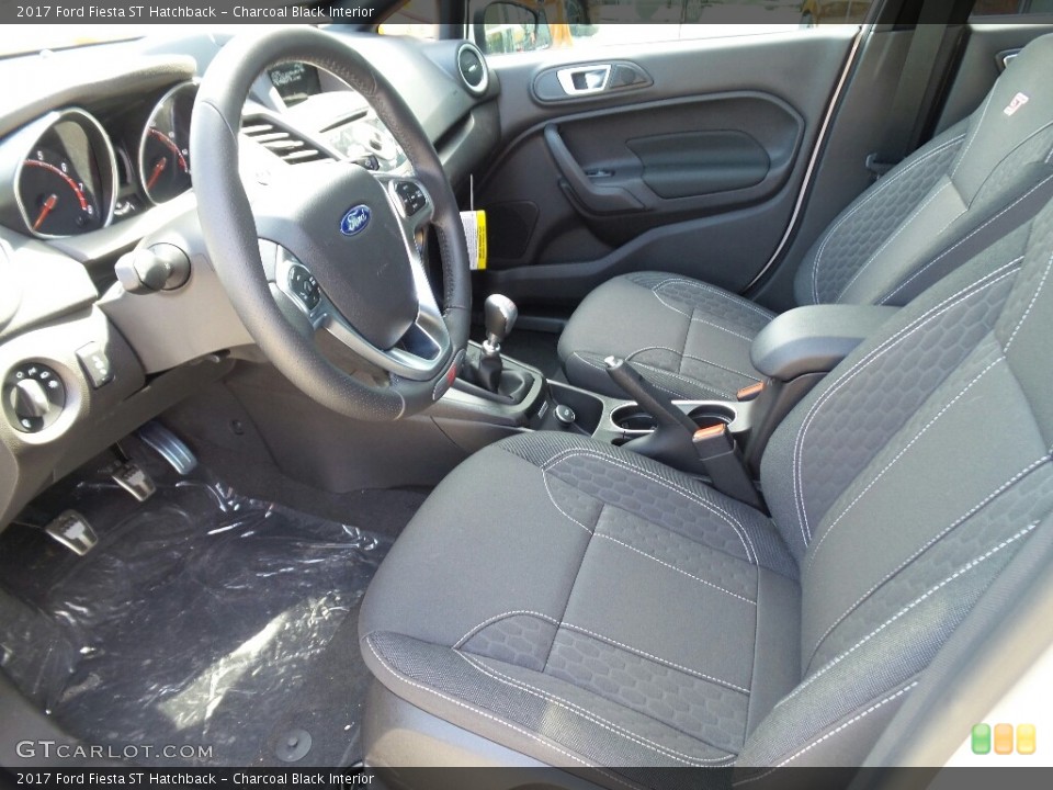 Charcoal Black 2017 Ford Fiesta Interiors