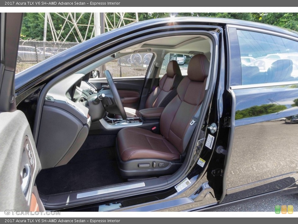 Espresso Interior Front Seat for the 2017 Acura TLX V6 SH-AWD Advance Sedan #120953505