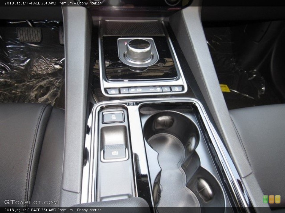 Ebony Interior Controls for the 2018 Jaguar F-PACE 35t AWD Premium #120956742