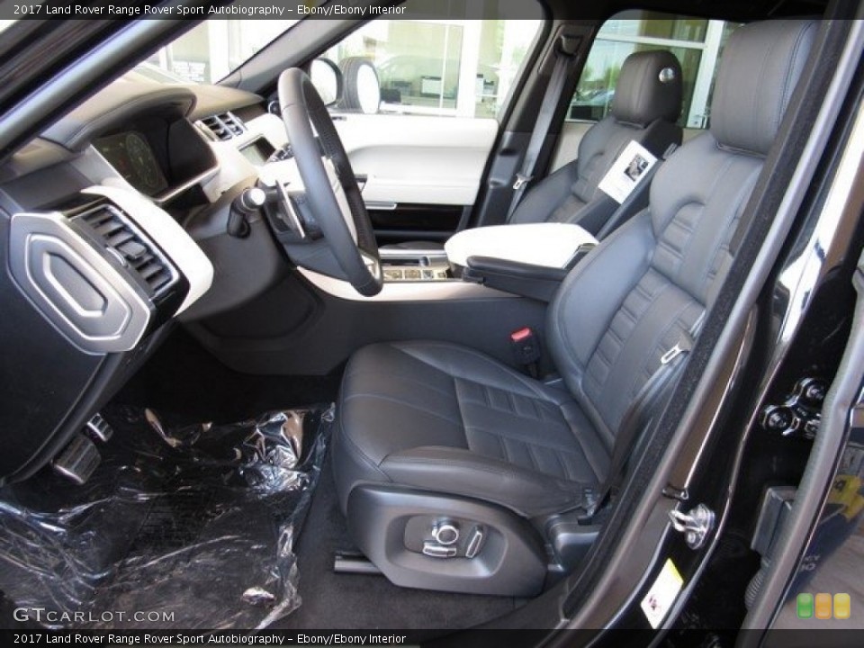 Ebony/Ebony Interior Photo for the 2017 Land Rover Range Rover Sport Autobiography #120958698