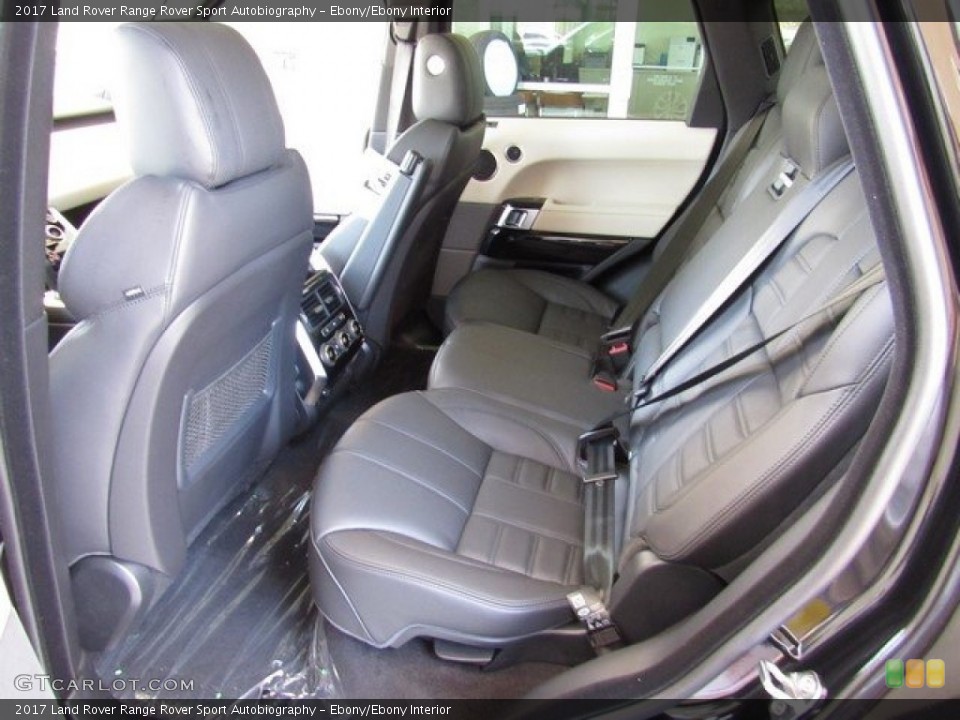 Ebony/Ebony Interior Rear Seat for the 2017 Land Rover Range Rover Sport Autobiography #120958737