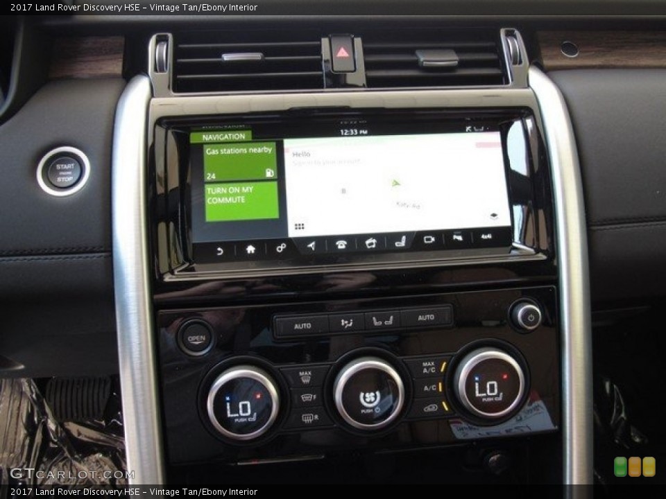 Vintage Tan/Ebony Interior Controls for the 2017 Land Rover Discovery HSE #120959865