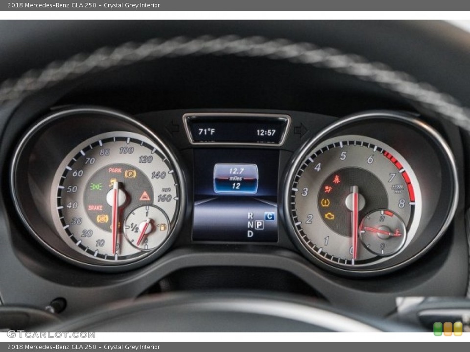 Crystal Grey Interior Gauges for the 2018 Mercedes-Benz GLA 250 #120967662