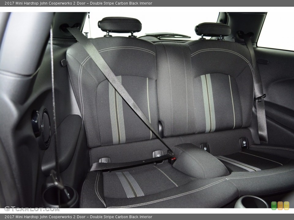 Double Stripe Carbon Black Interior Rear Seat for the 2017 Mini Hardtop John Cooperworks 2 Door #120969246