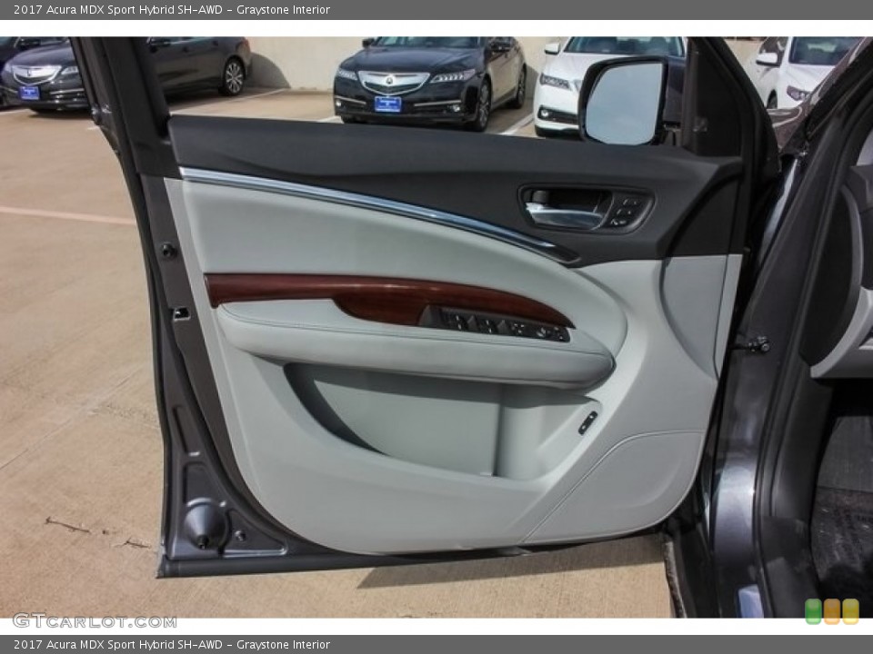 Graystone Interior Door Panel for the 2017 Acura MDX Sport Hybrid SH-AWD #120987835