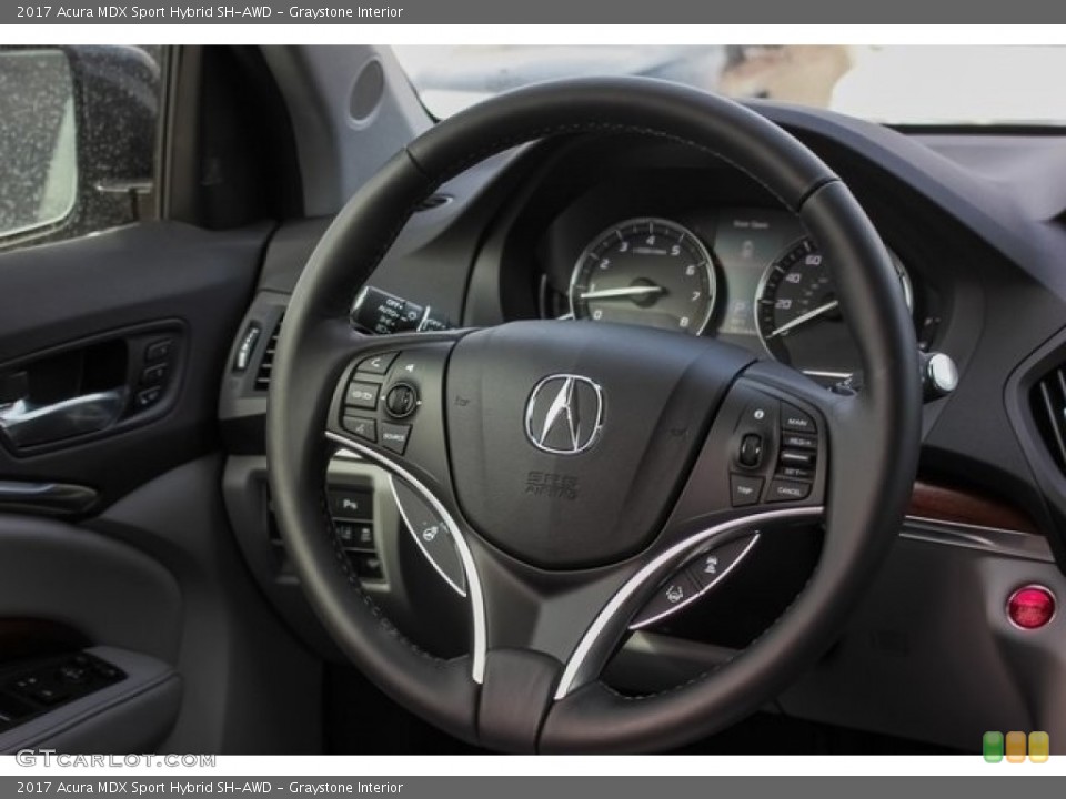 Graystone Interior Steering Wheel for the 2017 Acura MDX Sport Hybrid SH-AWD #120988208