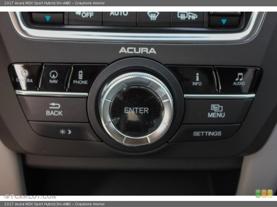 Graystone Interior Controls for the 2017 Acura MDX Sport Hybrid SH-AWD #120988284