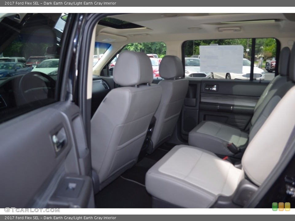 Dark Earth Gray/Light Earth Gray Interior Rear Seat for the 2017 Ford Flex SEL #120994065