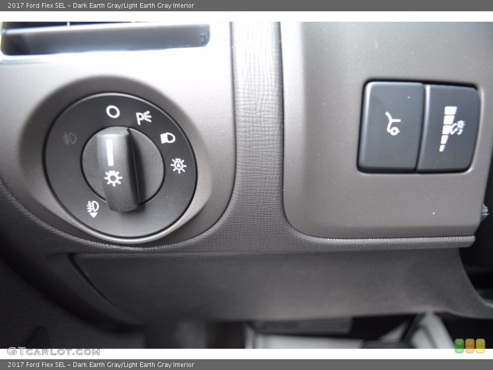 Dark Earth Gray/Light Earth Gray Interior Controls for the 2017 Ford Flex SEL #120994283