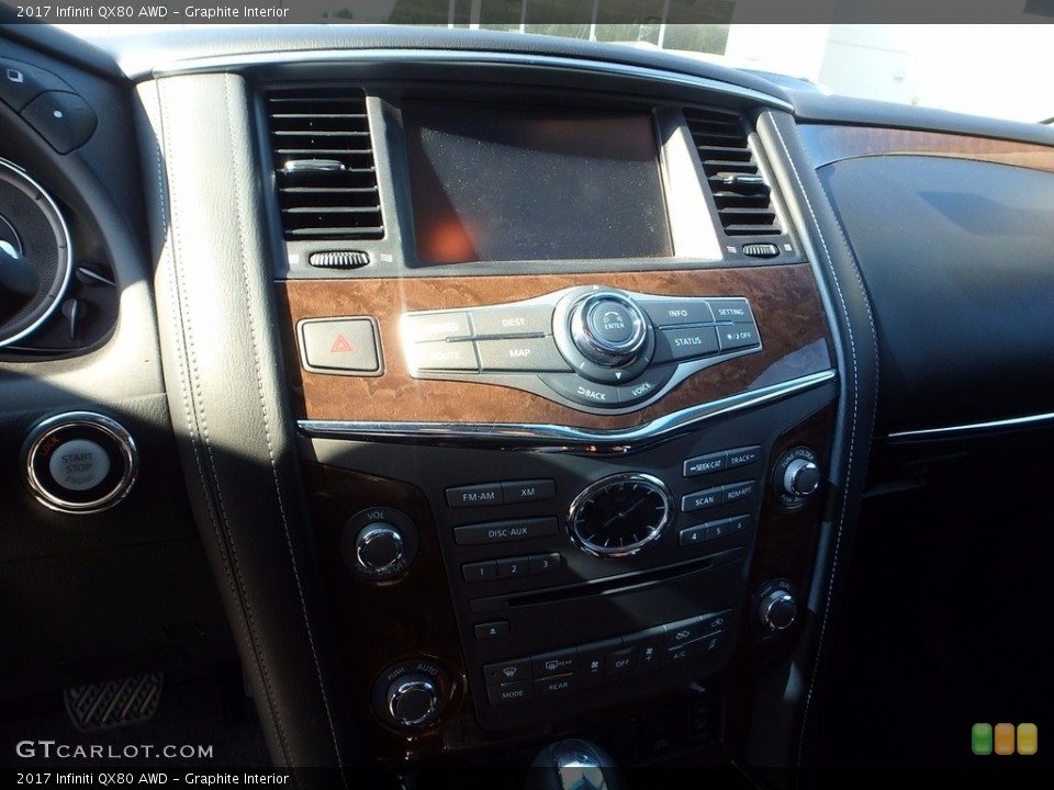 Graphite Interior Controls for the 2017 Infiniti QX80 AWD #120996603