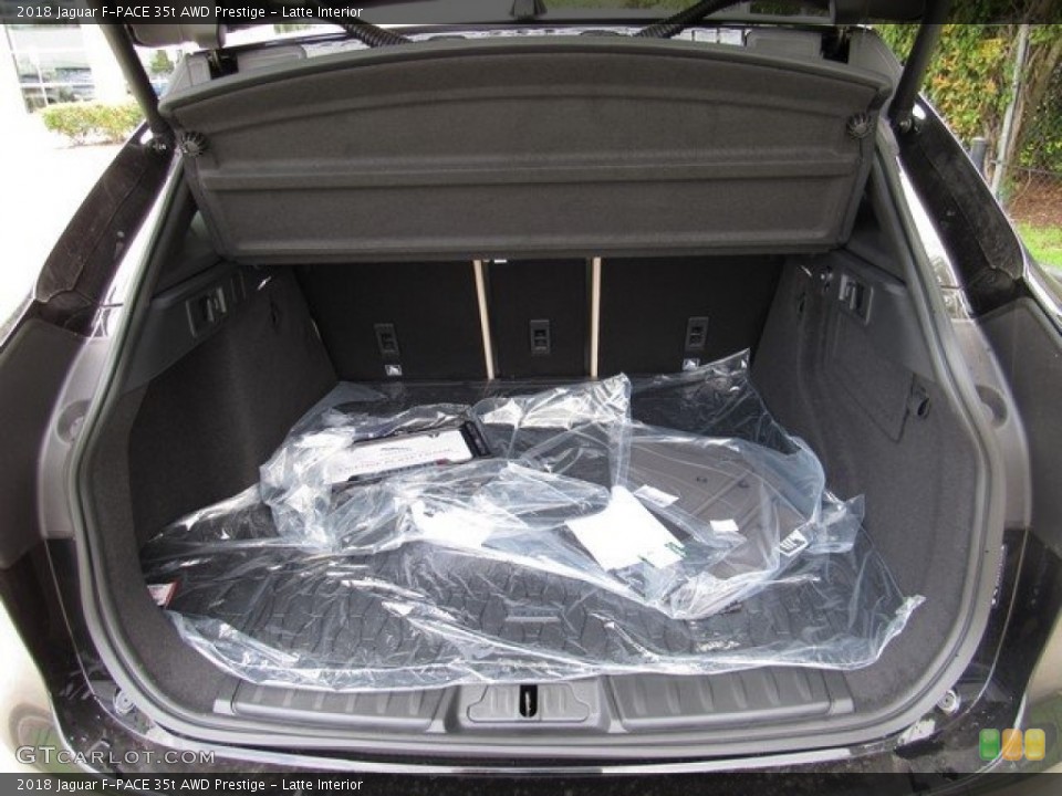 Latte Interior Trunk for the 2018 Jaguar F-PACE 35t AWD Prestige #121005069